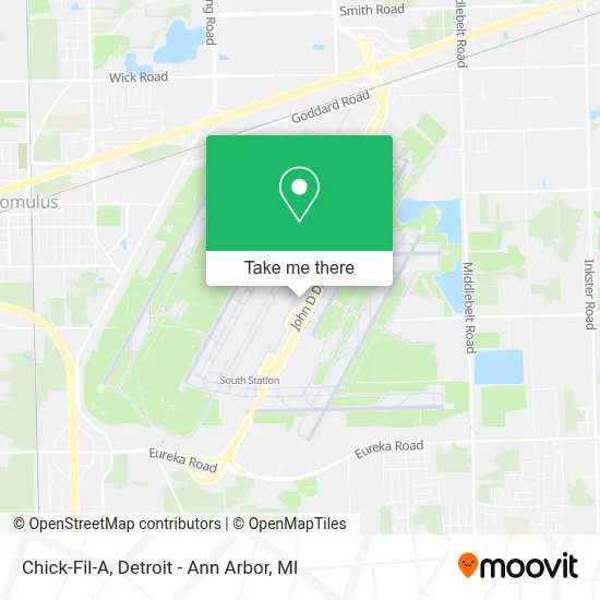 Chick-Fil-A map