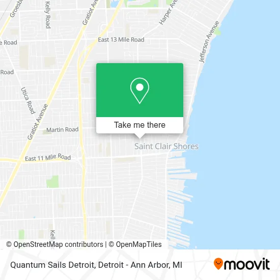 Quantum Sails Detroit map