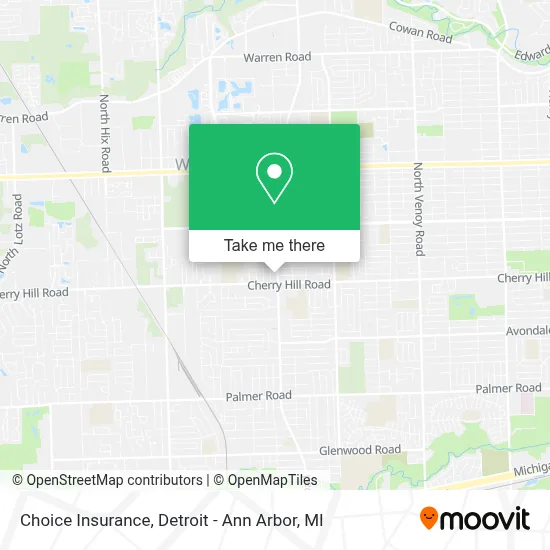 Choice Insurance map