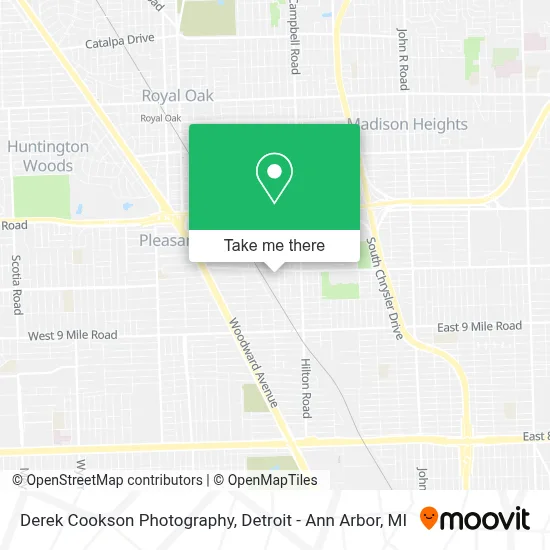 Derek Cookson Photography map