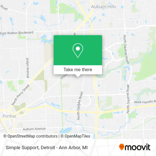 Simple Support map