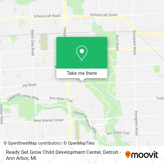 Ready Set Grow Child Development Center map