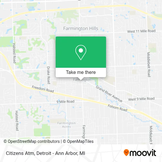 Citizens Atm map