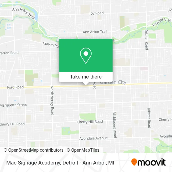 Mac Signage Academy map