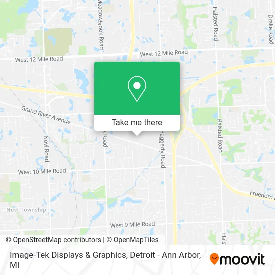Image-Tek Displays & Graphics map