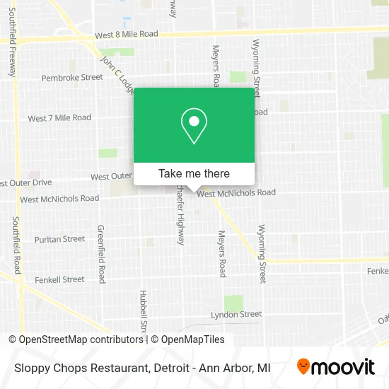 Sloppy Chops Restaurant map