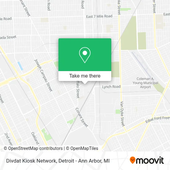 Divdat Kiosk Network map