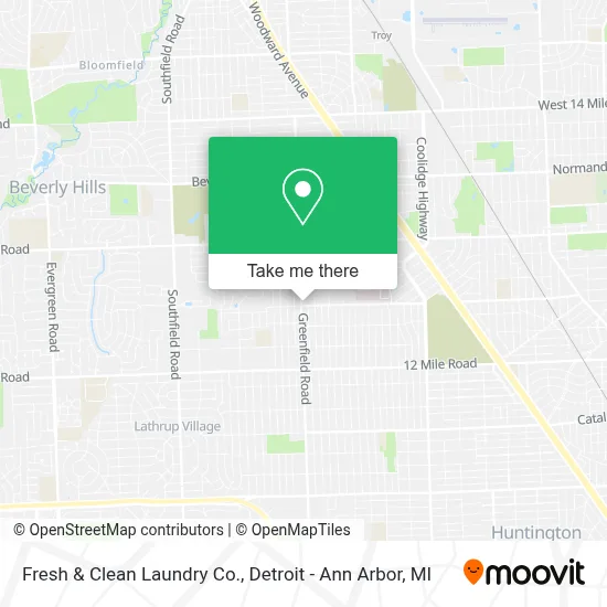 Fresh & Clean Laundry Co. map