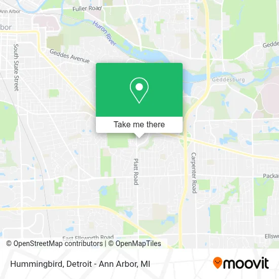 Hummingbird map