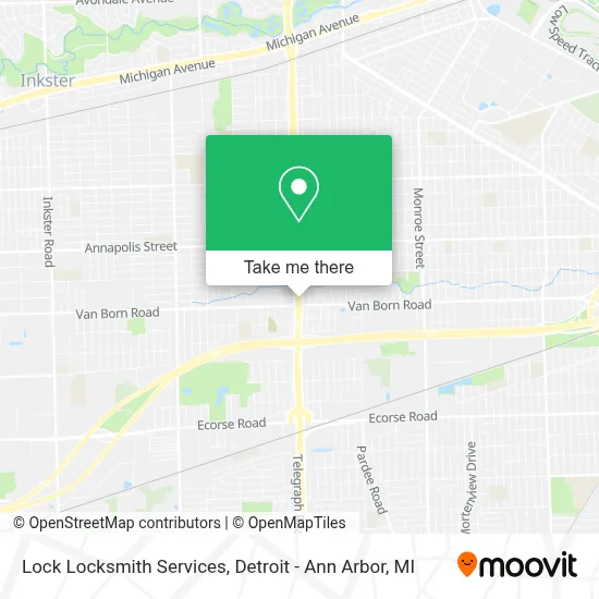 Lock Locksmith Services map
