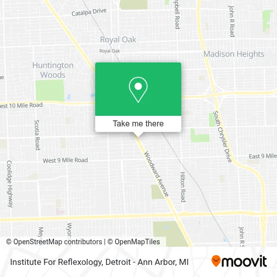 Institute For Reflexology map