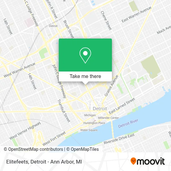 Elitefeets map