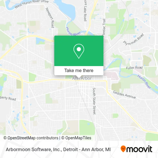 Arbormoon Software, Inc. map