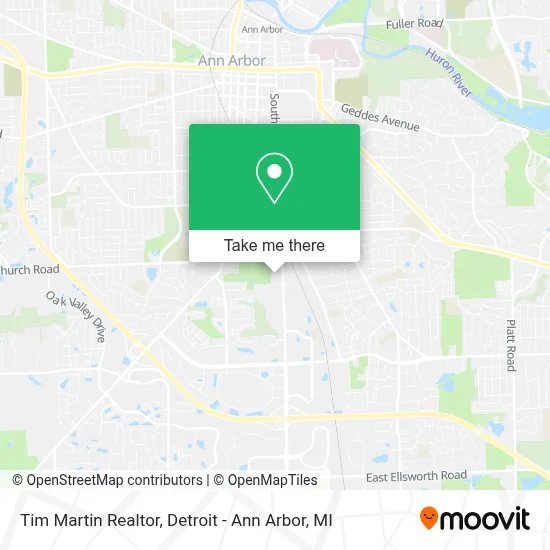 Tim Martin Realtor map