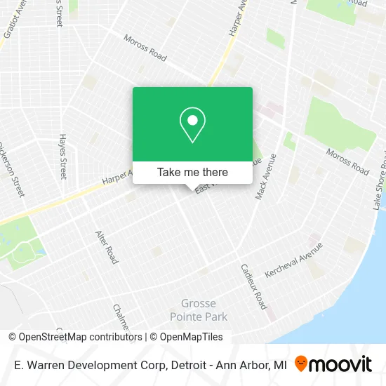 E. Warren Development Corp map