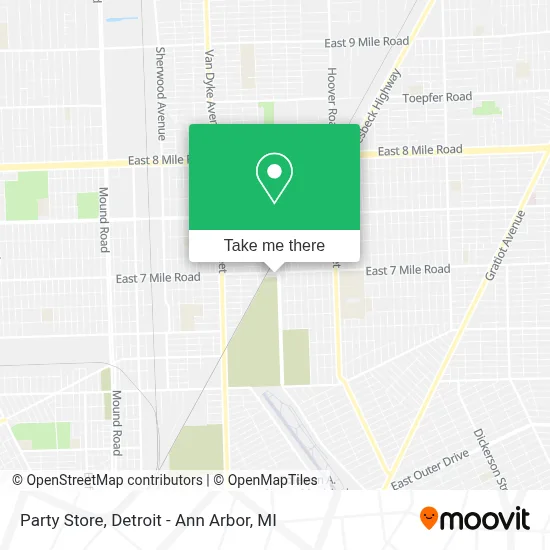 Party Store map