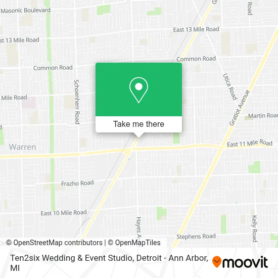 Ten2six Wedding & Event Studio map