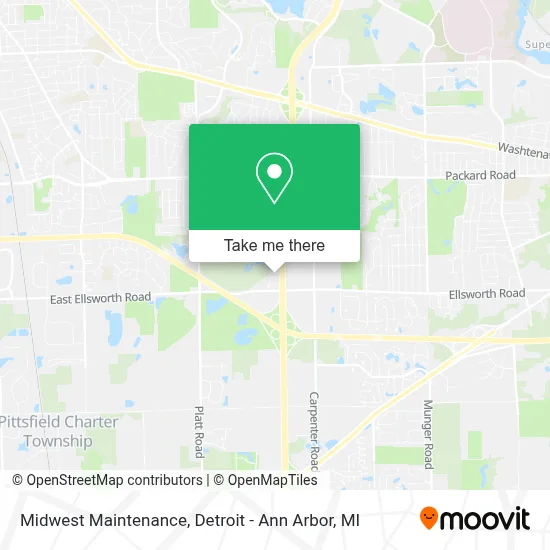 Midwest Maintenance map