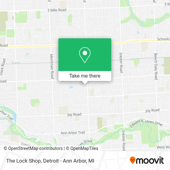 The Lock Shop map