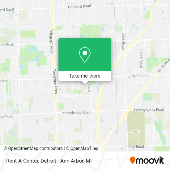 Rent-A-Center map