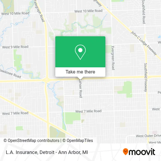L.A. Insurance map