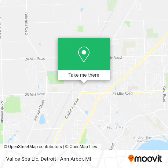 Valice Spa Llc map