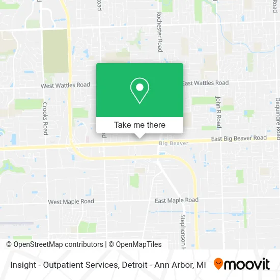 Insight - Outpatient Services map