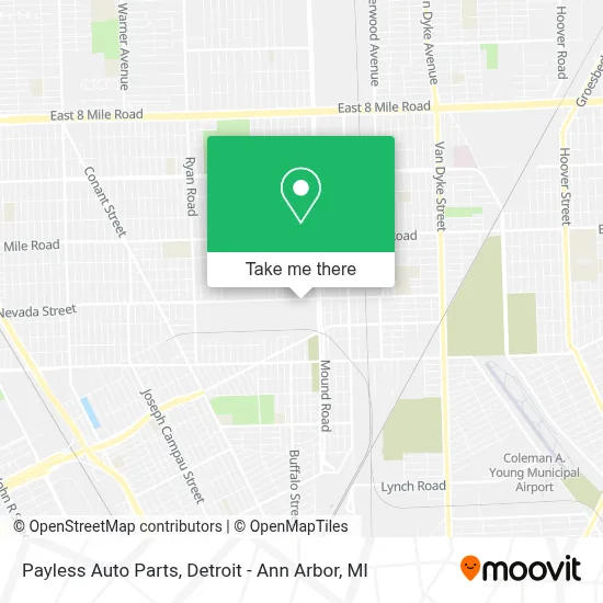 Payless Auto Parts map