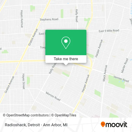 Radioshack map