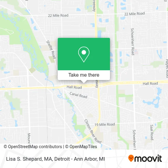 Lisa S. Shepard, MA map