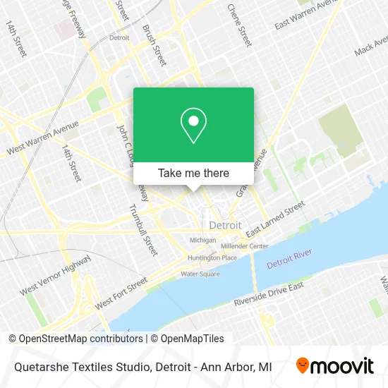 Quetarshe Textiles Studio map