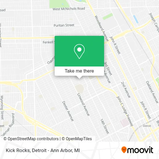 Kick Rocks map