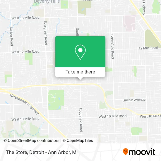 The Store map