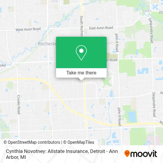 Cynthia Novotney: Allstate Insurance map
