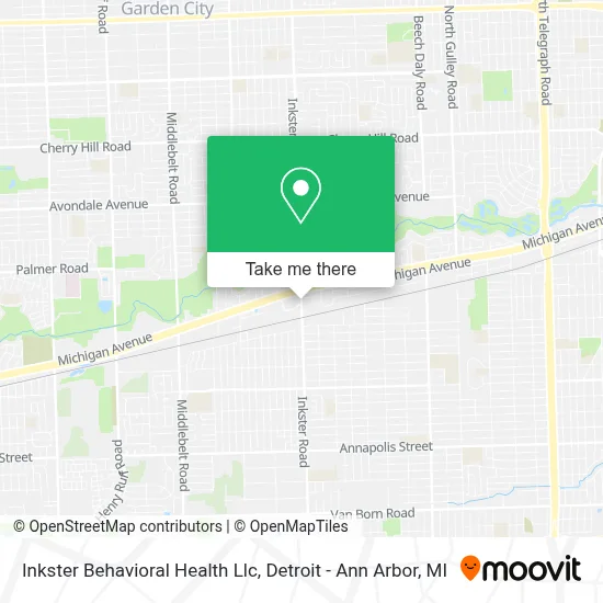 Inkster Behavioral Health Llc map