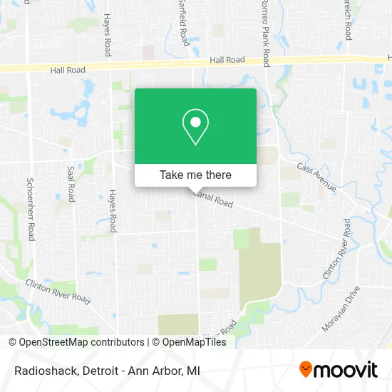 Radioshack map