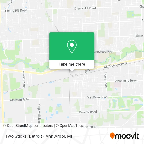 Two Sticks map