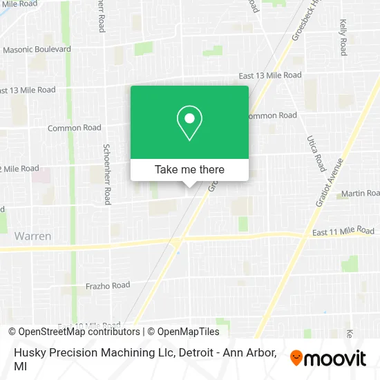 Husky Precision Machining Llc map