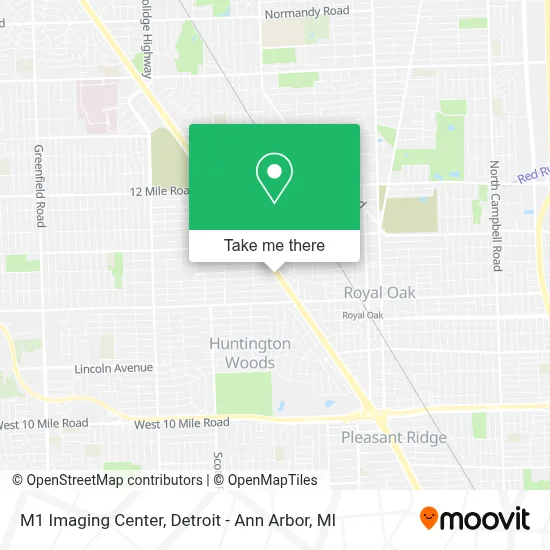 M1 Imaging Center map
