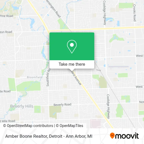Amber Boone Realtor map