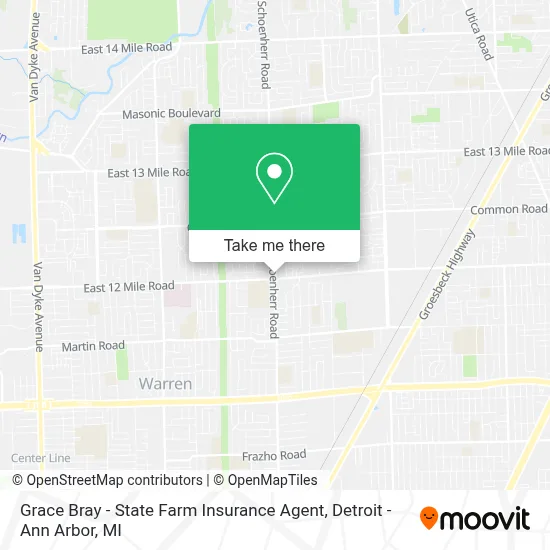 Grace Bray - State Farm Insurance Agent map