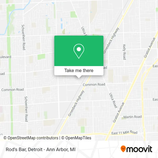 Rod's Bar map