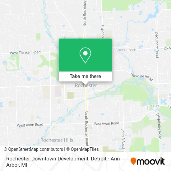 Rochester Downtown Development map