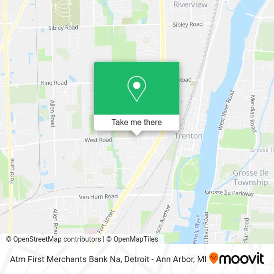Atm First Merchants Bank Na map