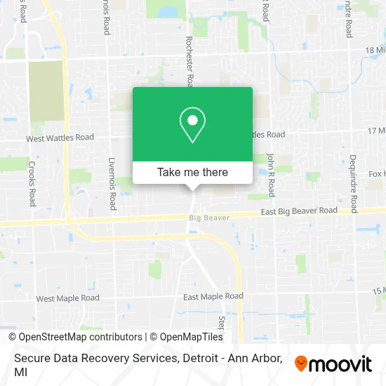 Secure Data Recovery Services map