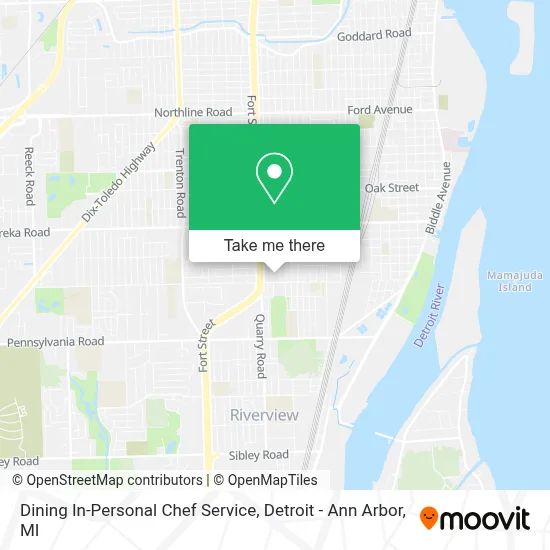 Dining In-Personal Chef Service map