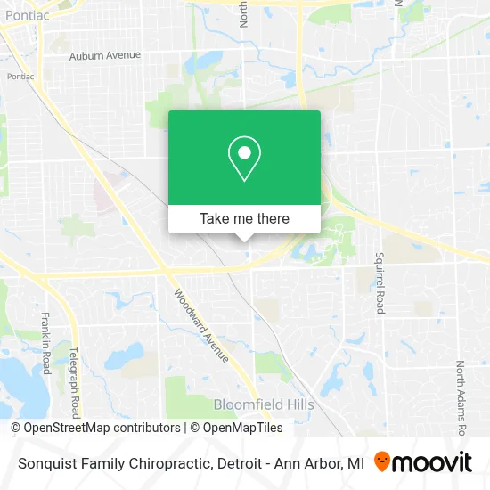 Sonquist Family Chiropractic map