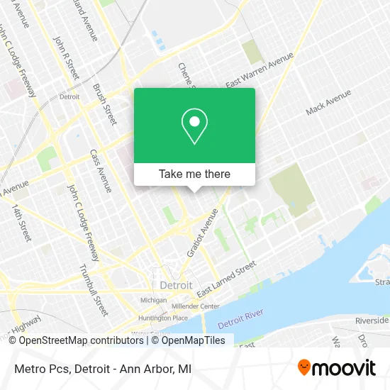 Metro Pcs map