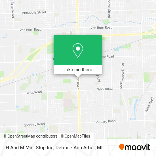 H And M Mini Stop Inc map