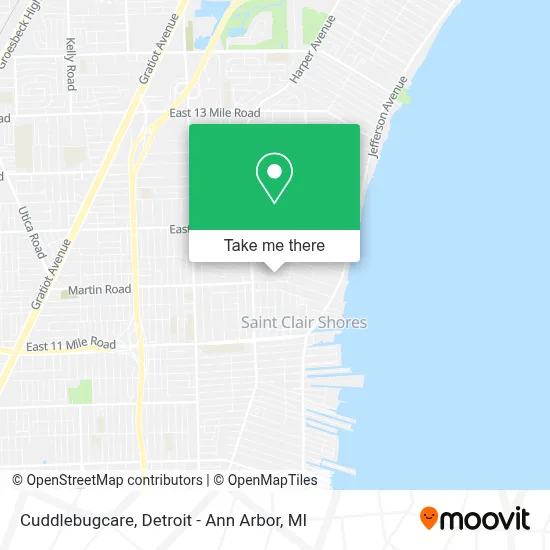 Cuddlebugcare map
